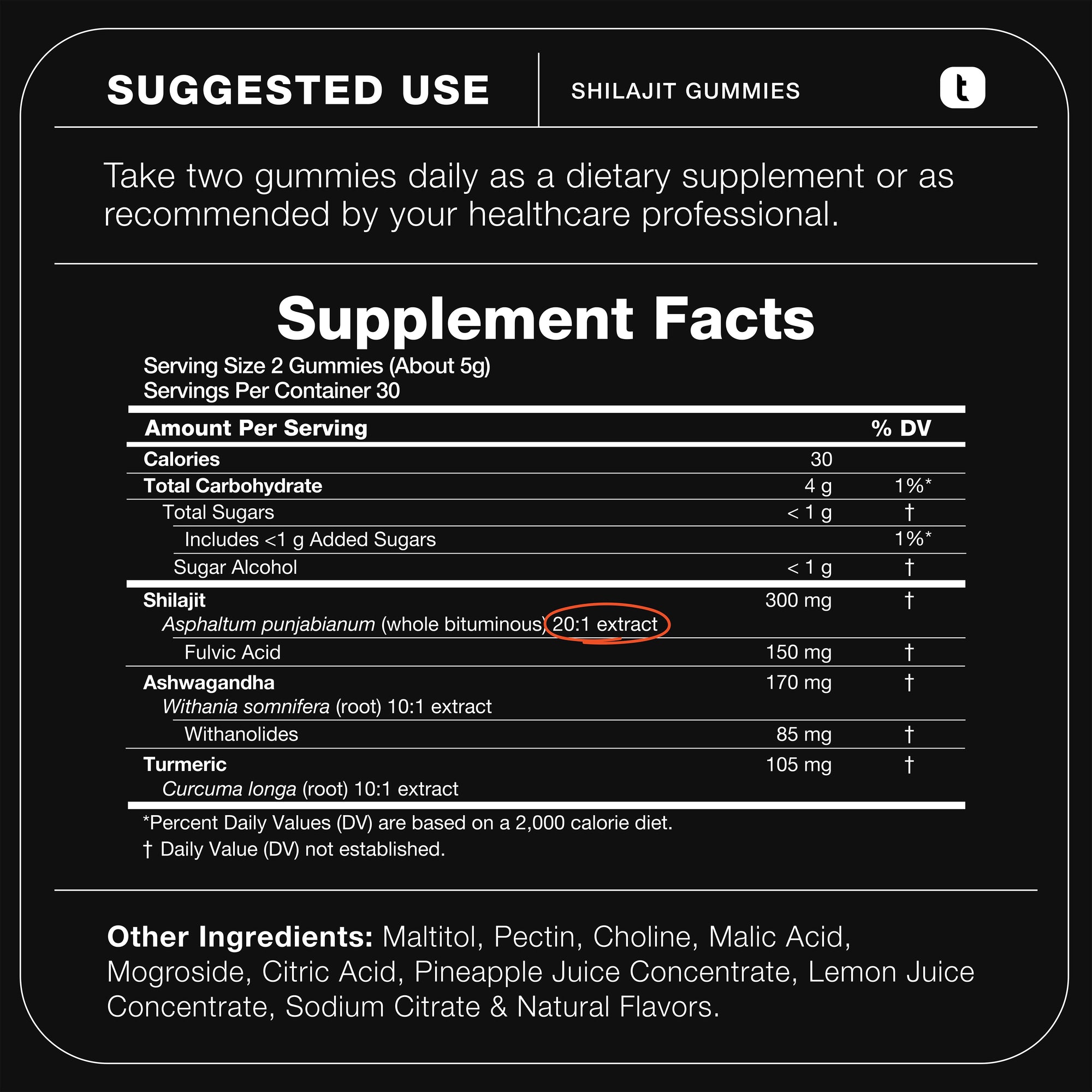 Shilajit Gummies 50%