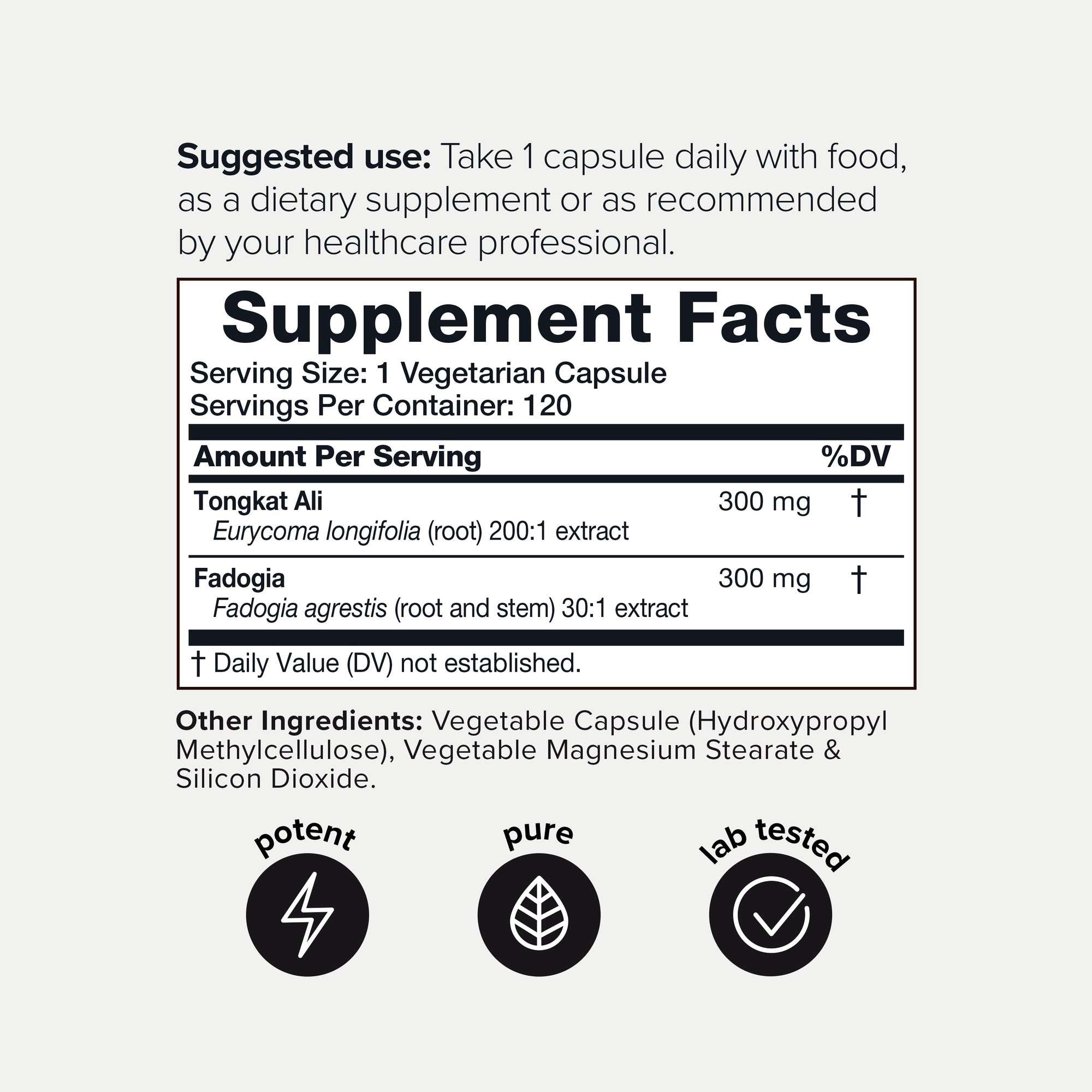 Tongkat Ali 200 & Fadogia 30