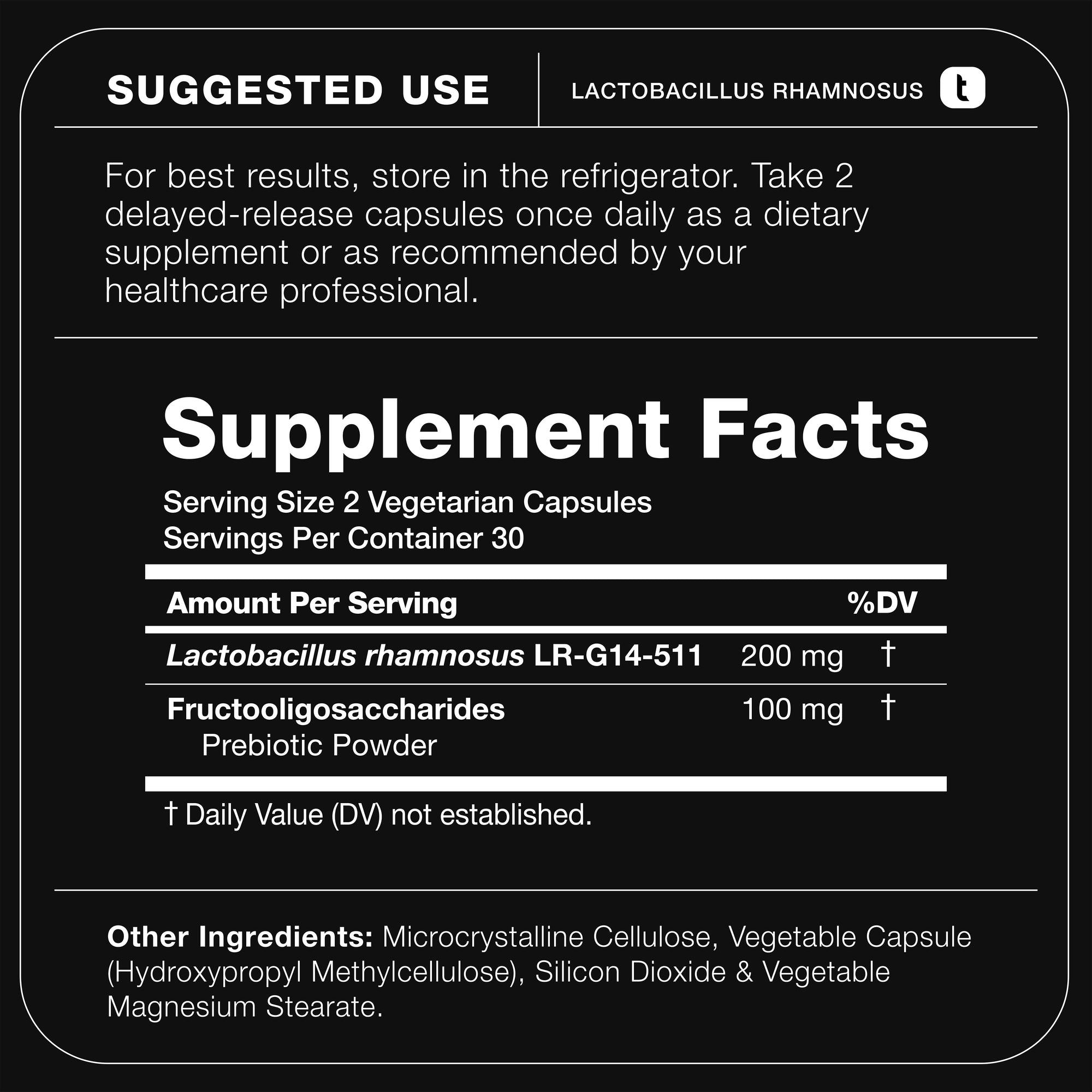 Lactobacillus Rhamnosus 100