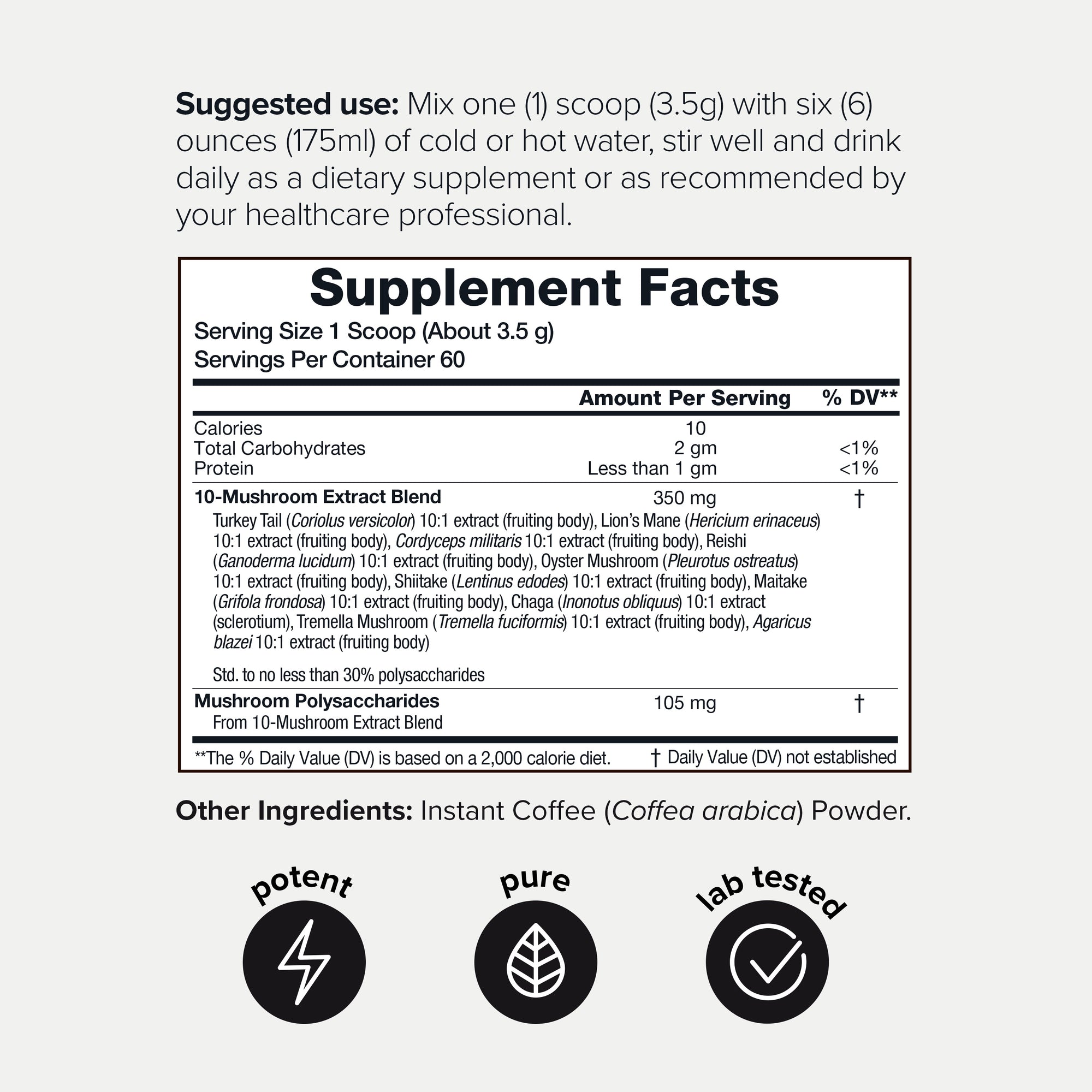 Mushroom Coffee 10:1