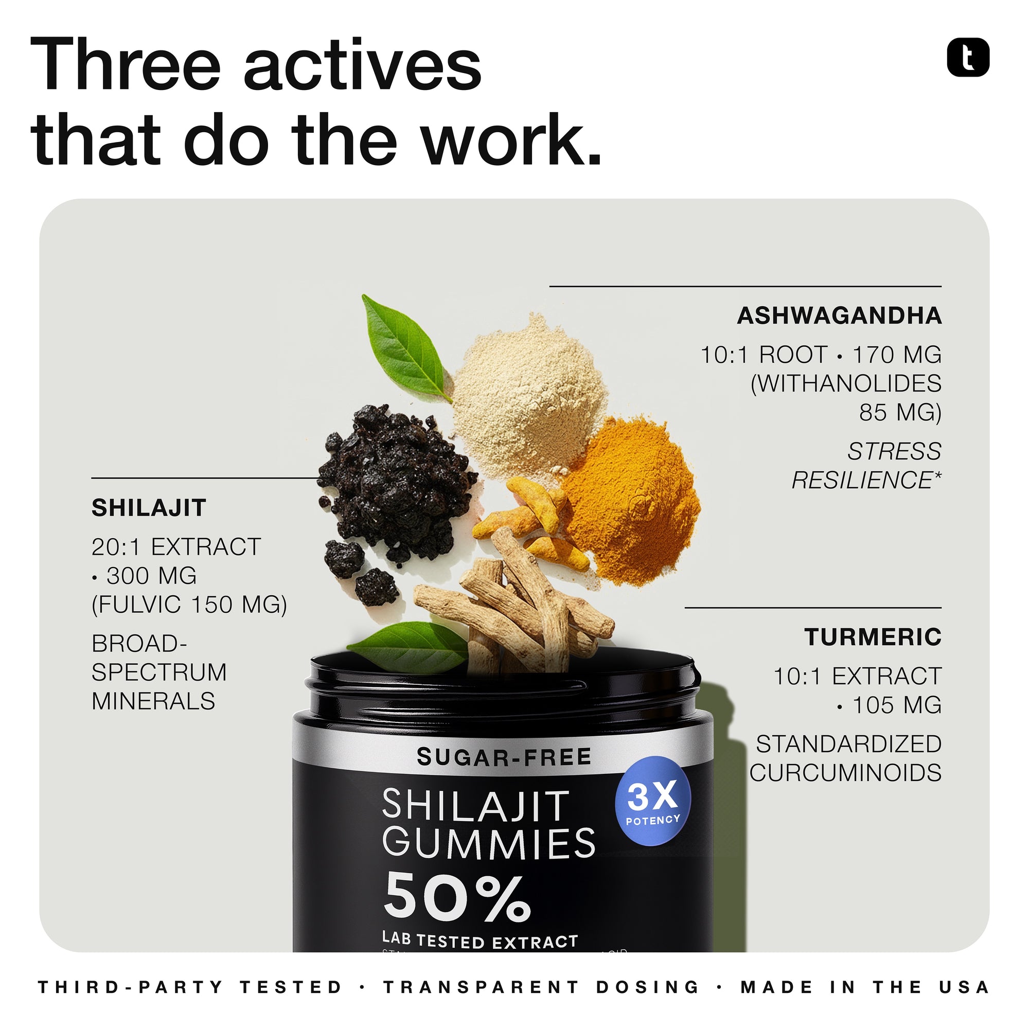 Shilajit Gummies 50%