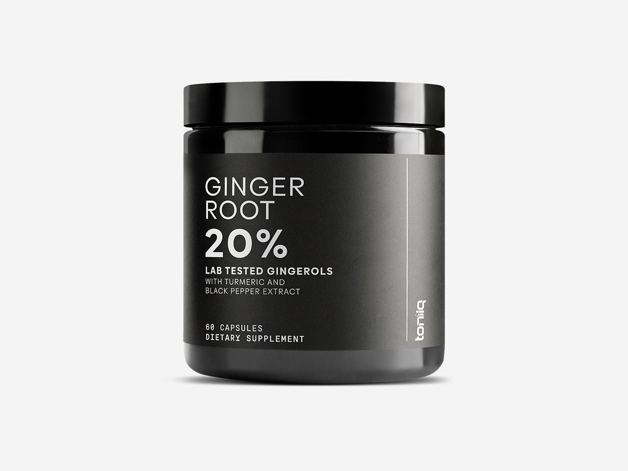 Ginger Root 20% - 60 Capsules - Toniiq – Toniiq - Elevated Nutrients