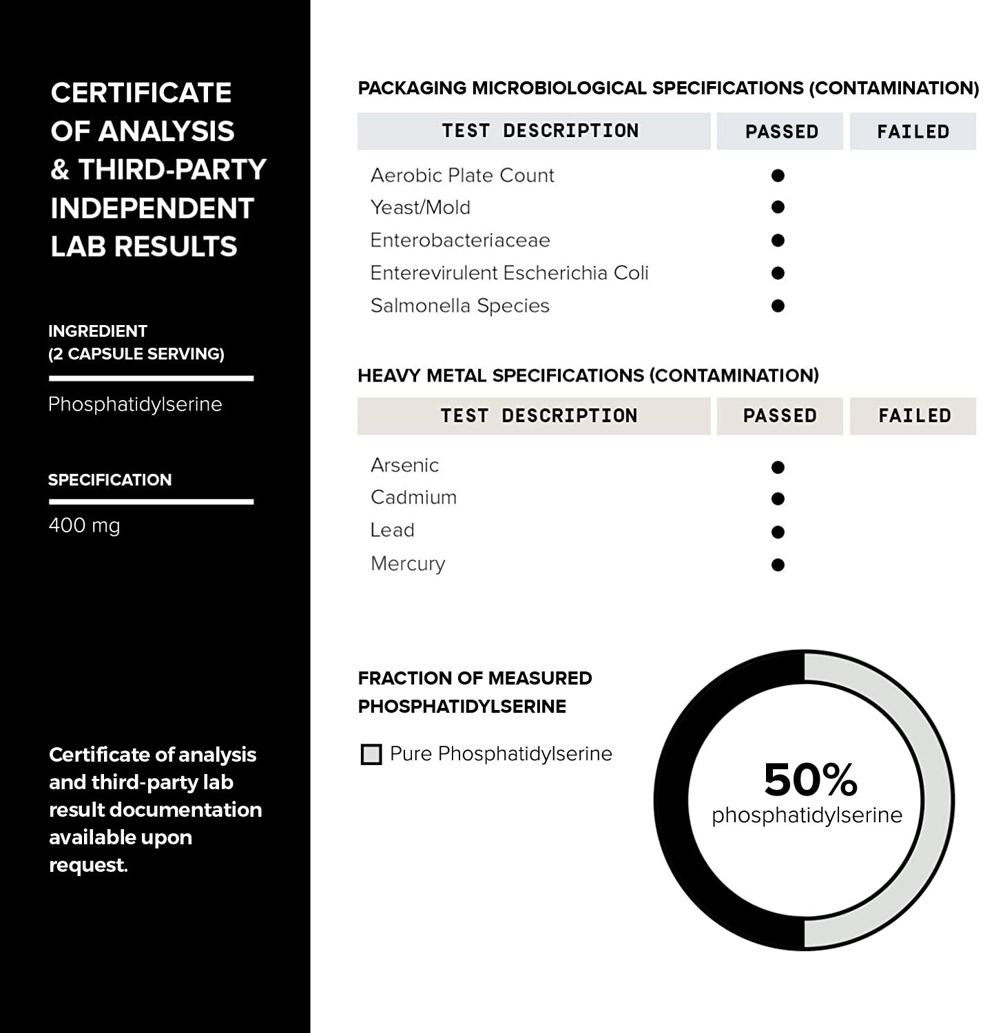 Phosphatidylserine 50%