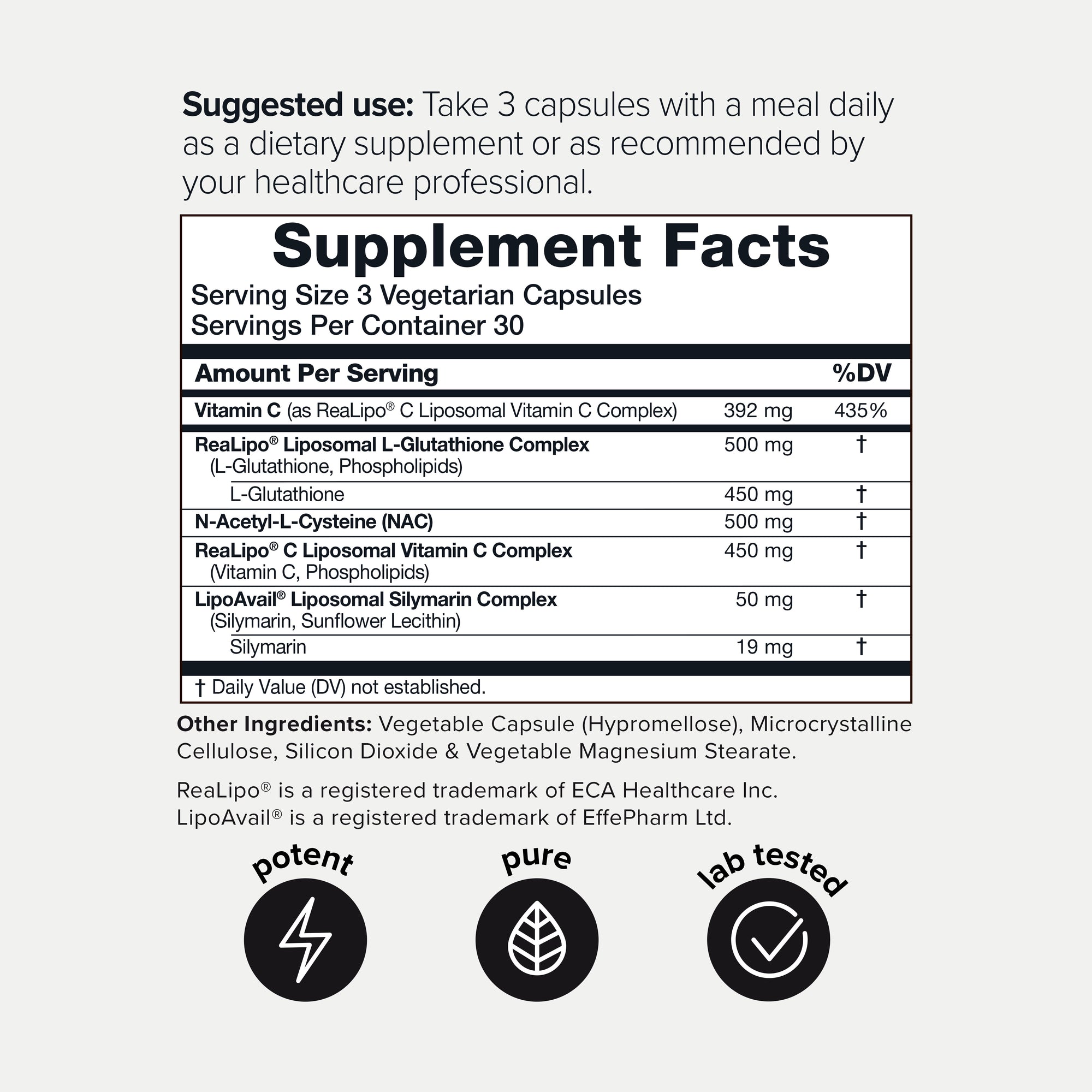Liposomal Glutathione Complex