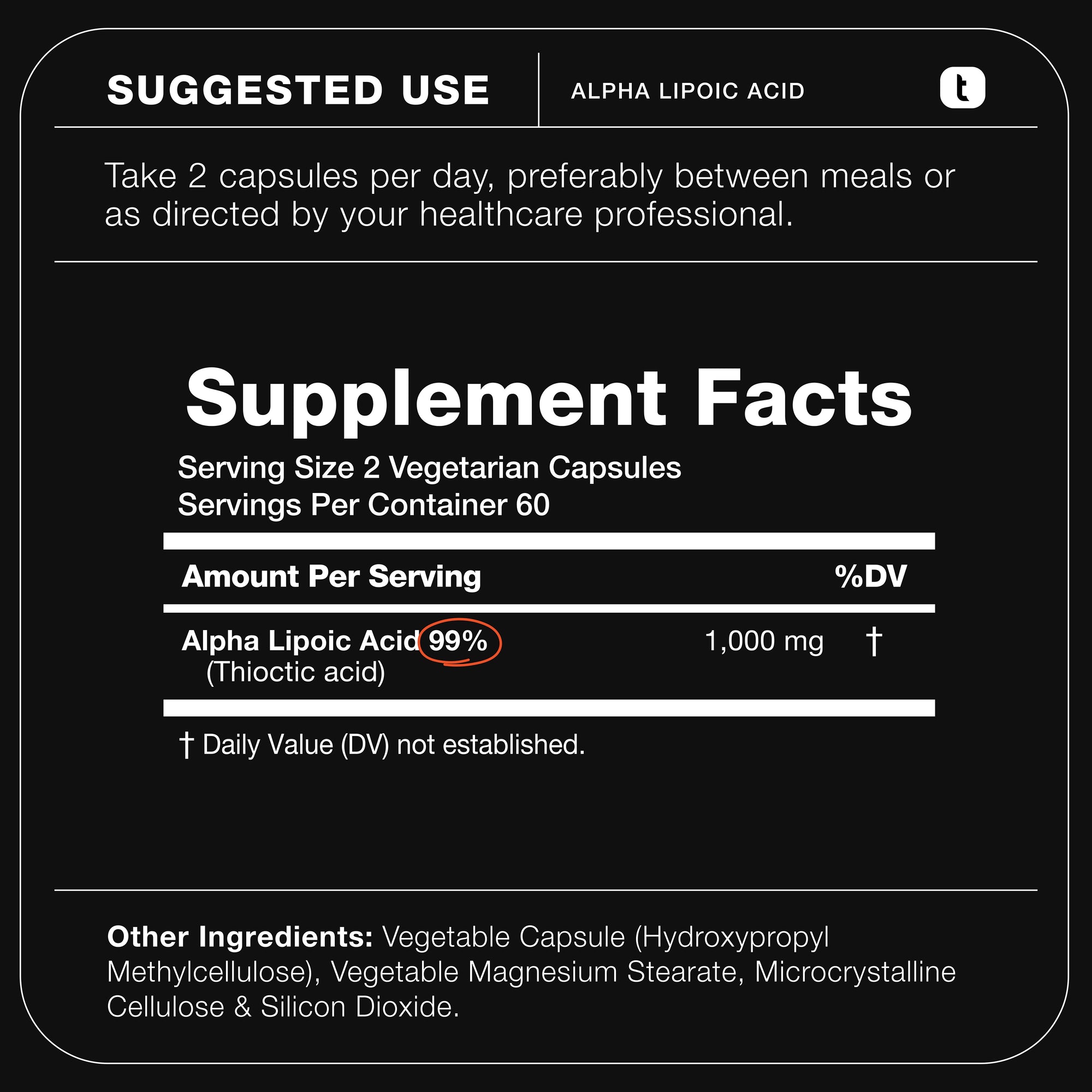 Alpha Lipoic Acid 99%+