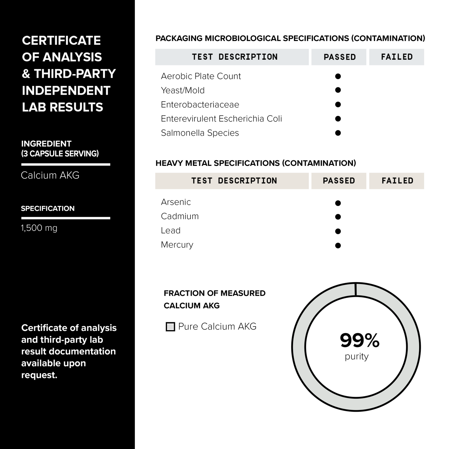 Calcium AKG 99%