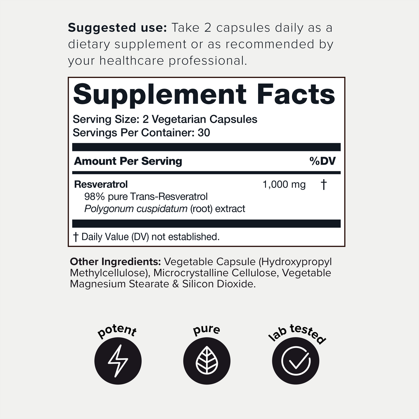 Resveratrol 98% 1000