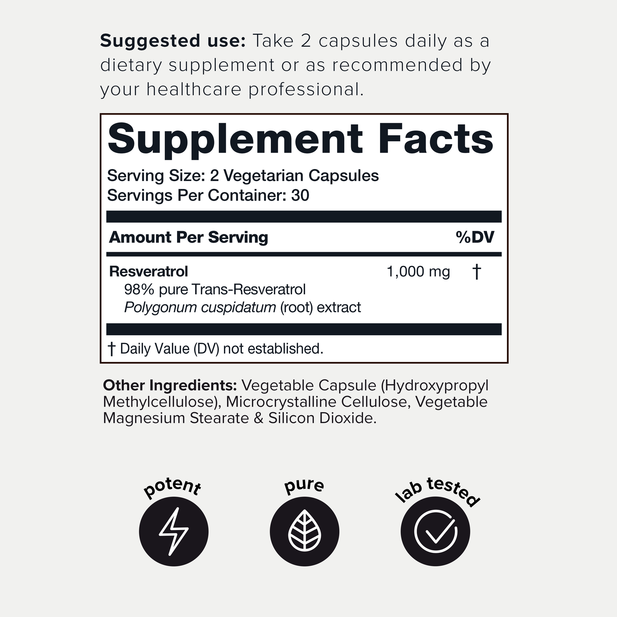 Resveratrol 98% 1000