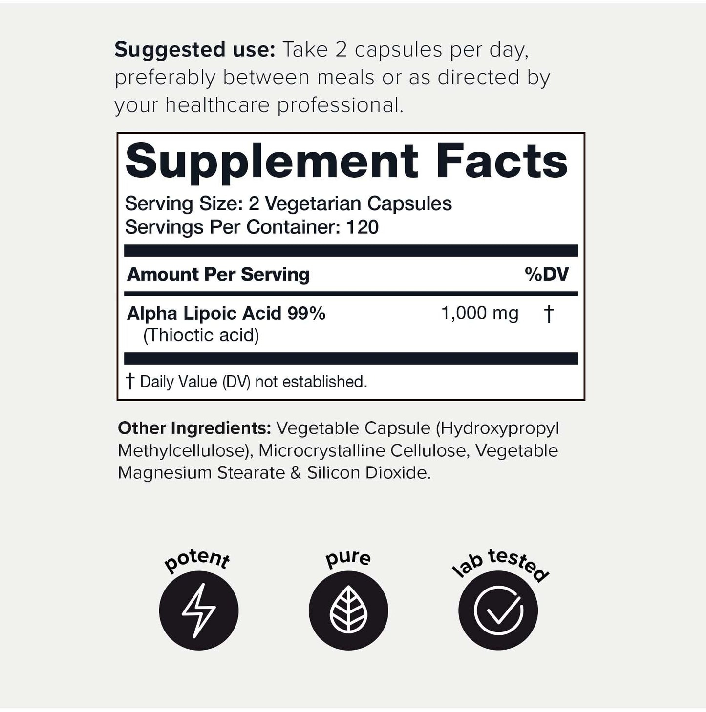 Alpha Lipoic Acid 99%