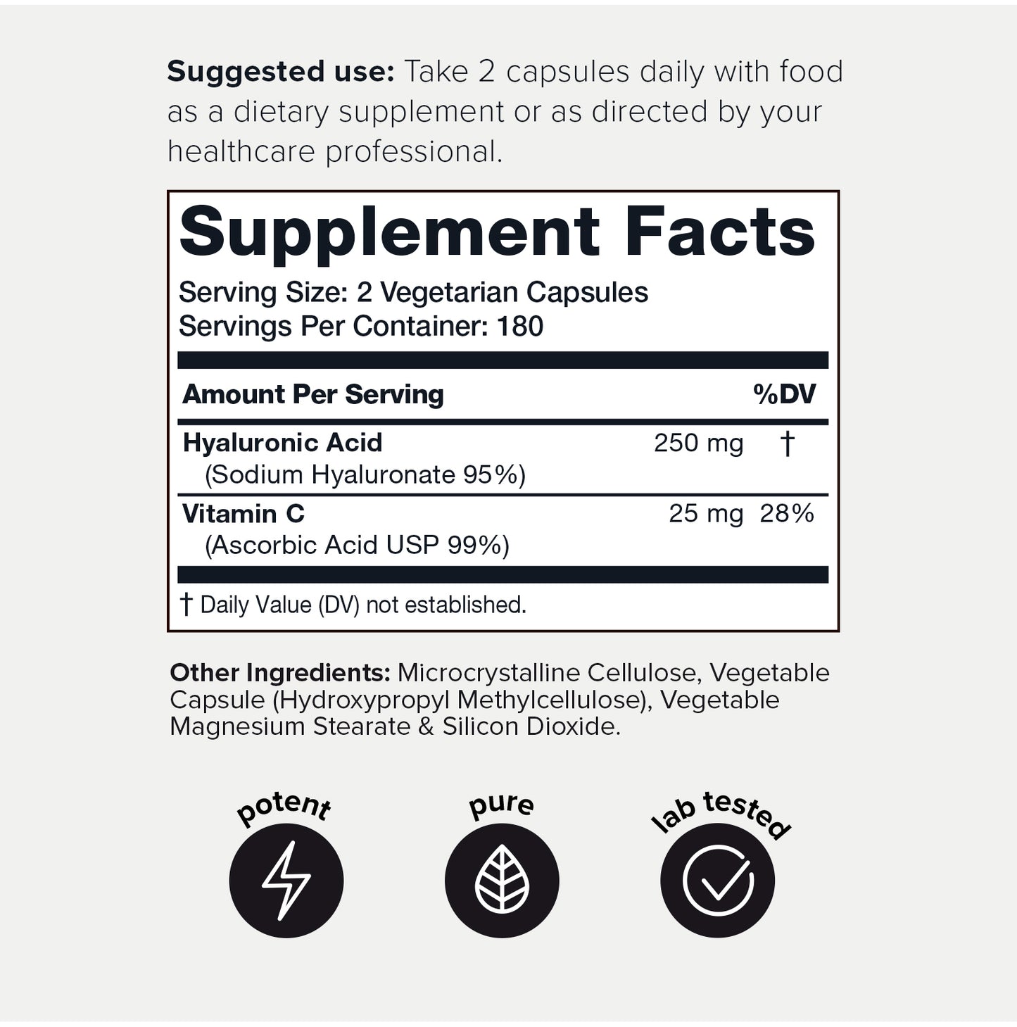 Hyaluronic Acid 95%